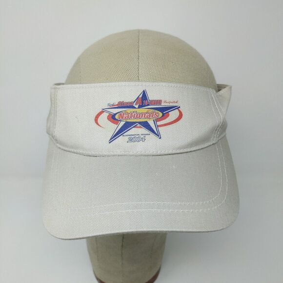 Head To Toe Mens Sun Visor Hat Vintage 2004 Girls Fastpitch Softball Nationals - Picture 3 of 10